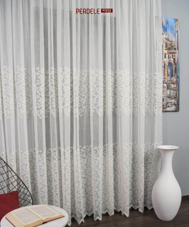 Perdea borangic ivoire Perdea borangic ivoire