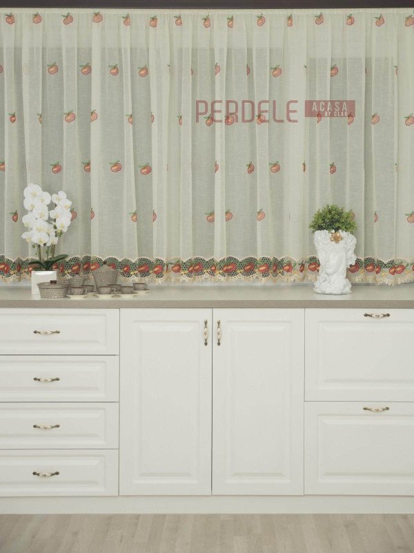 Perdea bucatarie fructe