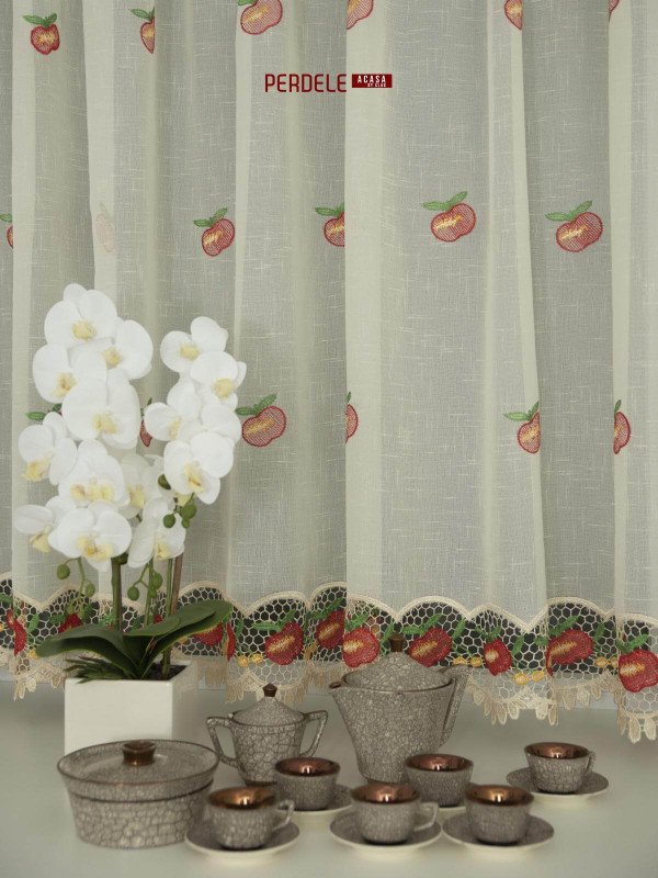 Perdea bucatarie fructe