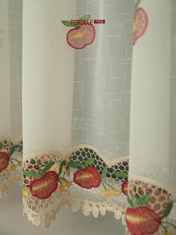 Perdea bucatarie fructe