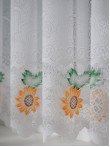 Perdea bucatarie, scurta model floarea soarelui