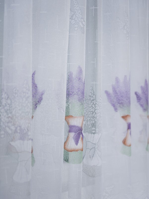 Perdea bucatarie model lavanda