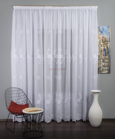 Perdea cristal alb