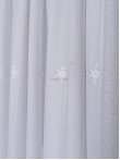 Perdea cristal alb/gri