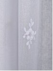 Perdea cristal alb/gri