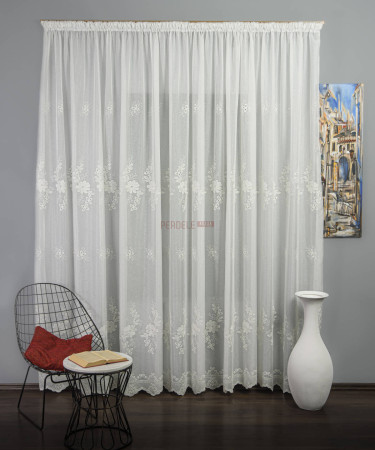 Perdea cristal ivoire