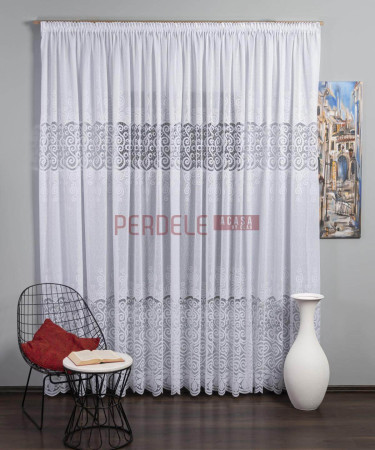 Perdea de pascani alba Perdea de pascani alba