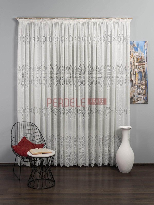 Perdea de pascani ivoire