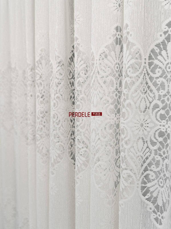 Perdea de pascani ivoire