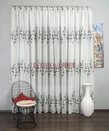 Perdea TIP in, alb/negru