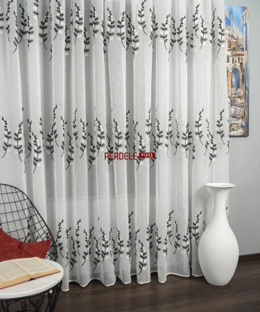 Perdea TIP in, alb/negru Perdea TIP in, alb/negru