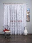 Perdea tip in brodat, alb