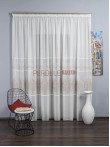 Perdea in brodat ivoire,crem,roz Perdea in brodat ivoire,crem,roz