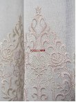 Perdea in brodat ivoire,crem,roz Perdea in brodat ivoire,crem,roz