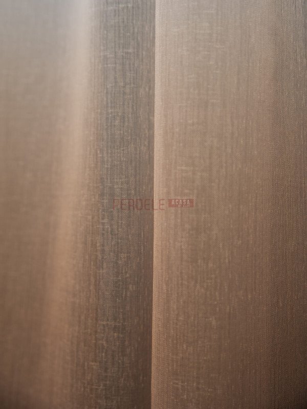 Perdea in degrade alb/maro