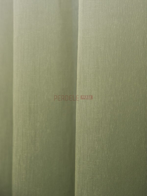 Perdea in degrade alb/verde