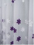 Perdea model flori mov