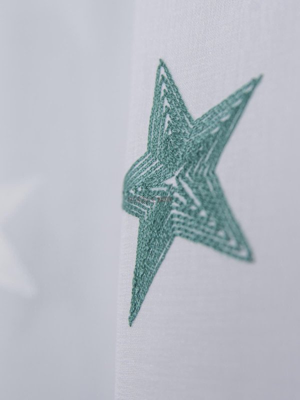 Perdea model stelute verde