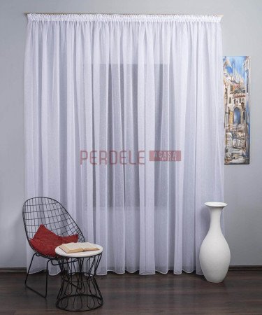 Perdea sable, alb Perdea sable, alb