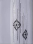 perdea sable alb/gri