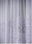 Perdea tip in brodat alb