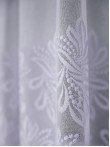 Perdea tip in brodat alb
