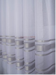 Perdea tip in cristal, alb/gri