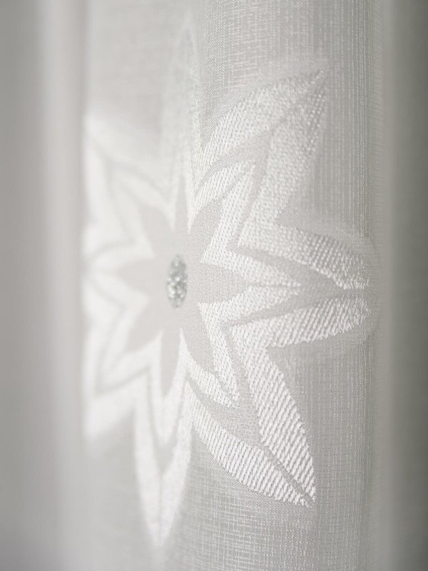 Perdea tip in cristal ivoire