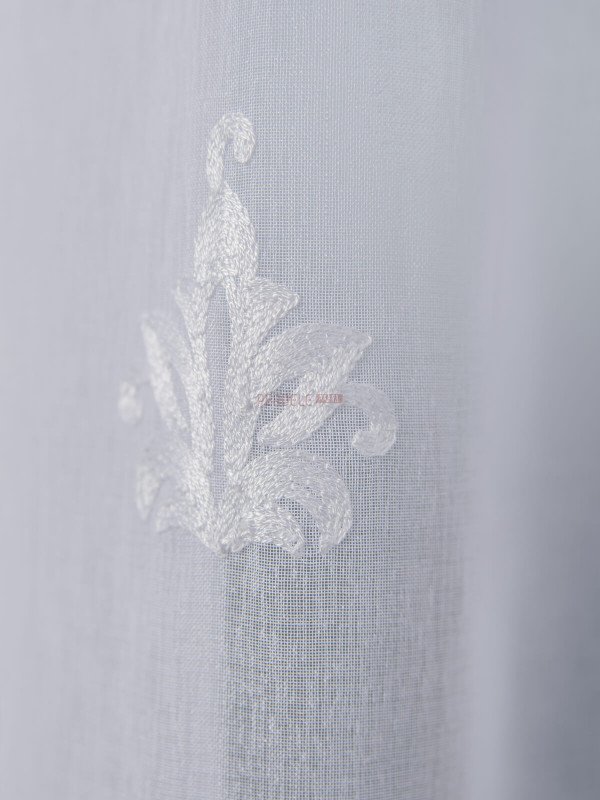 Perdea tip in model baroc gri