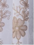 Perdea tip in model floare bej