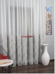 Perdea tulle alb,gri Perdea tulle alb,gri