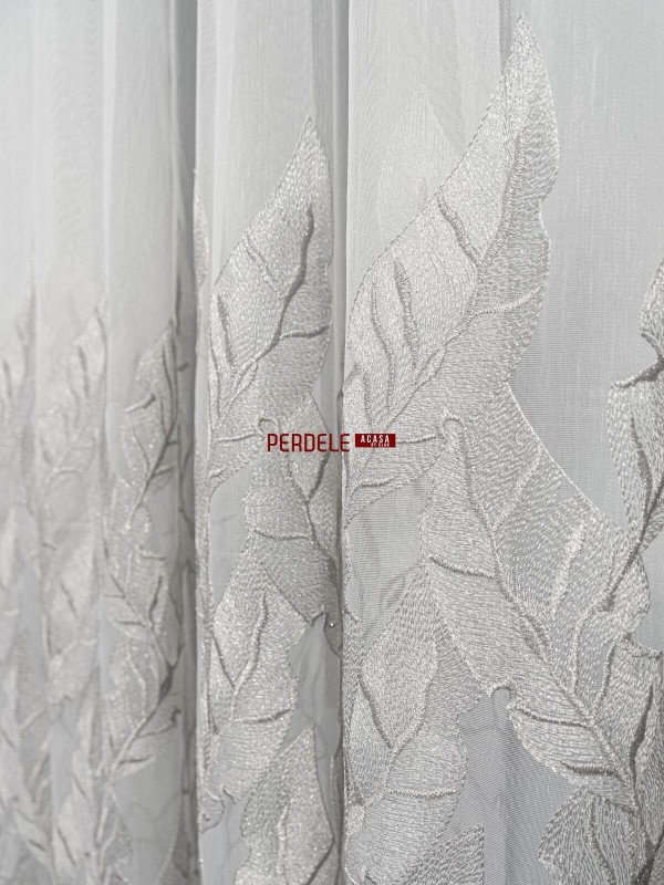 Perdea tulle alb,gri Perdea tulle alb,gri