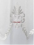 Perdea tulle alb,gri