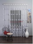 Perdea tulle alb,gri