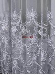 Perdea tulle alb,gri