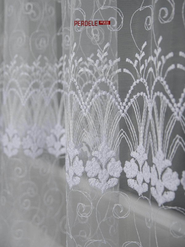 perdea tulle alb perdea tulle alb