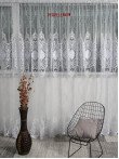 Perdea tulle alb