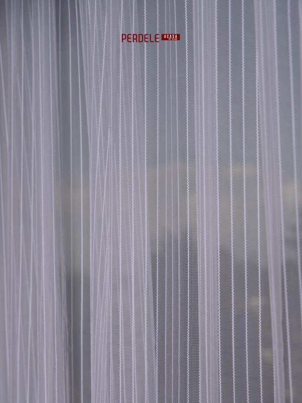 Perdea tulle alb
