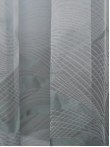 Perdea tulle bordura gri,verde