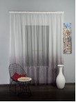 Perdea tulle bordura mov