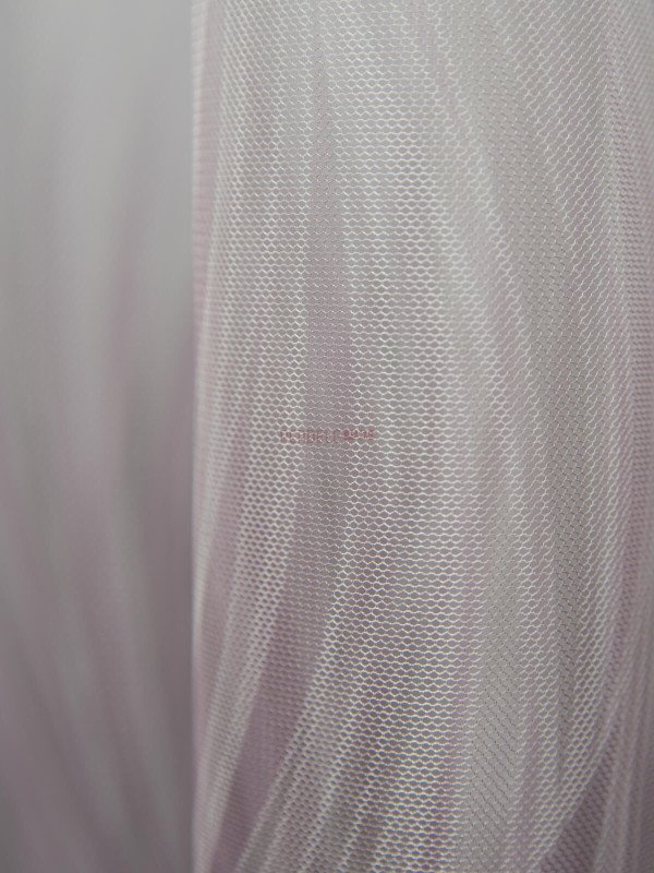 Perdea tulle bordura mov