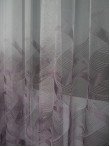 Perdea tulle bordura mov