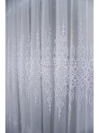 Perdea tulle brodat, alb Perdea tulle brodat, alb