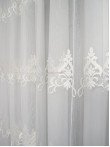 Perdea tulle brodat ivoire