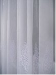 Perdea tulle brodat alb