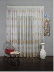 Perdea tulle brodat auriu