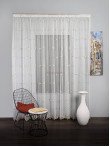 Perdea tulle brodat bej,ivoire