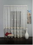 Perdea tulle brodat crem
