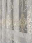 Perdea tulle brodat crem