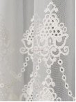 Perdea tulle brodat crem